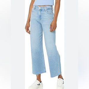 Paige Nellie crop raw hem